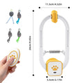 Electric Interactive Cat Teaser with Remote Control & Door Clip – Dual-Mode Swinging & Rotating Motion, Auto - MDM Australian