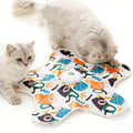 Automatic Cat Hunting Game Mat with 360° Teaser Wand, USB-C Rechargeable Interactive Pet Toy for Indoor - MDM Australian