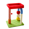 Colorful U-Shaped Cat Tree with Sisal Scratching Posts, Multi-Level Perch & Hanging Ball Toy - Compact Cat - MDM Australian