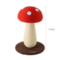 Red Mushroom Cat Tree with Sisal Scratching Post - Large Vertical Cat Climber, Durable Scratch-Resistant - MDM Australian