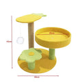 Pineapple Pineapple Cat Tree with Scratching Post & Cozy Perch - Multi-Level Cat Tower with Flower Platform - MDM Australian