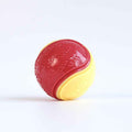 Yellow and red Squeaky Dog Balls - 2-Pack Durable TPR Chew Toys for Puppies and Adult Dogs - Interactive - MDM Australian