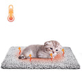 50 x 40 CM Self-Warming Thermal Pet Fluffy Mat with Machine Washable & Removable Zippered Cover - Waterproof - MDM Australian