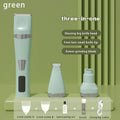 Green Professional 3-in-1 Pet Grooming Kit - Low-Noise Rechargeable Dog Hair Trimmer & Nail Grinder for - MDM Australian