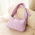 Purple Foldable Insulated Quilted Pet Shoulder Bag with Adjustable Peep Hole & Safety Buckle - Thickened - MDM Australian