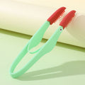 4-Pack Green Pet Eye Cleaning Brushes with Precisice Tweezer - Silicone Soft-Tip Tear Stain & Eye Crust - MDM Australian