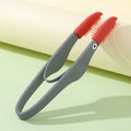 4-Pack Grey Pet Eye Cleaning Brushes with Precisice Tweezer - Silicone Soft-Tip Tear Stain & Eye Crust - MDM Australian