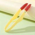 4-Pack Yellow Pet Eye Cleaning Brushes with Precisice Tweezer - Silicone Soft-Tip Tear Stain & Eye Crust - MDM Australian