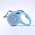 Blue Automatic Retractable Dog Leash - 5M Extendable Lead with One-Handed Brake Lock - ABS Casing, Ergonomic - MDM Australian