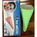 Green Face Ice Roller with Gel Cooling Head- Reusable PP and Gel Cold Massage Tool for De-Puffing, Soothing - MDM Australian