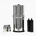 Phoenix stainless steel gravity water filter with carbon cartridges and POSTreat elements