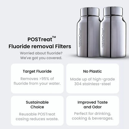 Phoenix Stainless Steel 6L with Fluoride & Smart Carbon Filter