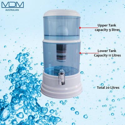 Aimex Water ®️ 8 Stage KDF Water Filters Purifier Dispenser Bench Top BPA Free 20L - MDMAustralian