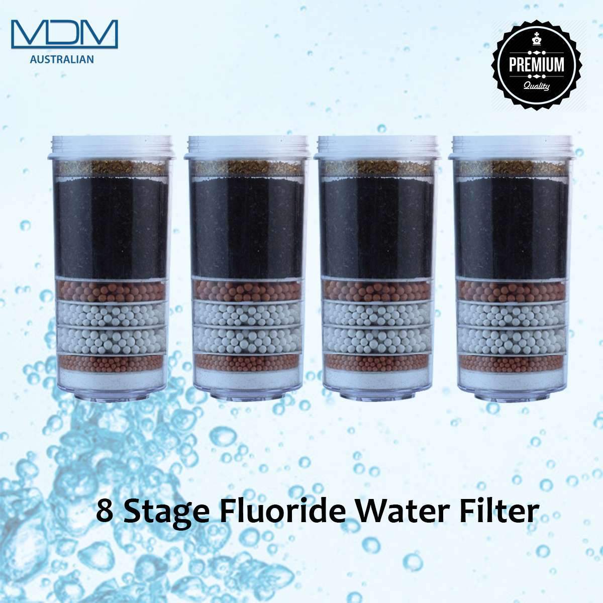 Aimex Water Fluoride Filter 8 Stage Reduction Control KDF X 4 - MDMAustralian