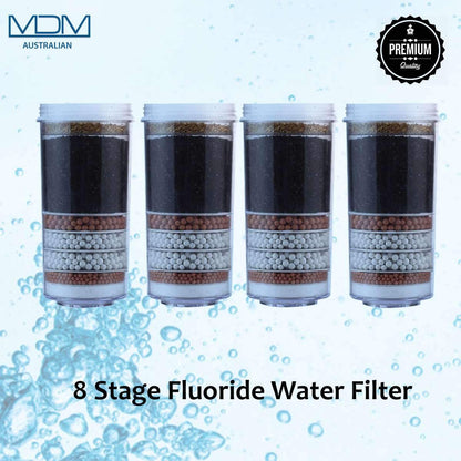 Aimex Water Fluoride Filter 8 Stage Reduction Control KDF X 4 - MDMAustralian