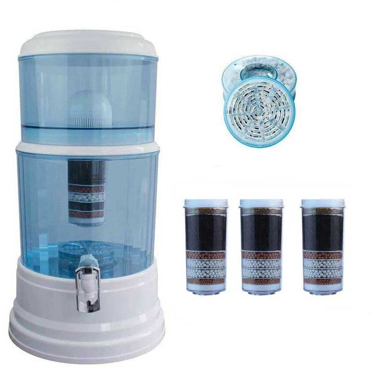20L Water Purifier 8 Stage Fluoride Water Filter Maifan Stone Dispenser + 3 Filters – 20L 8 Stage Fluoride Water Filter – MDM