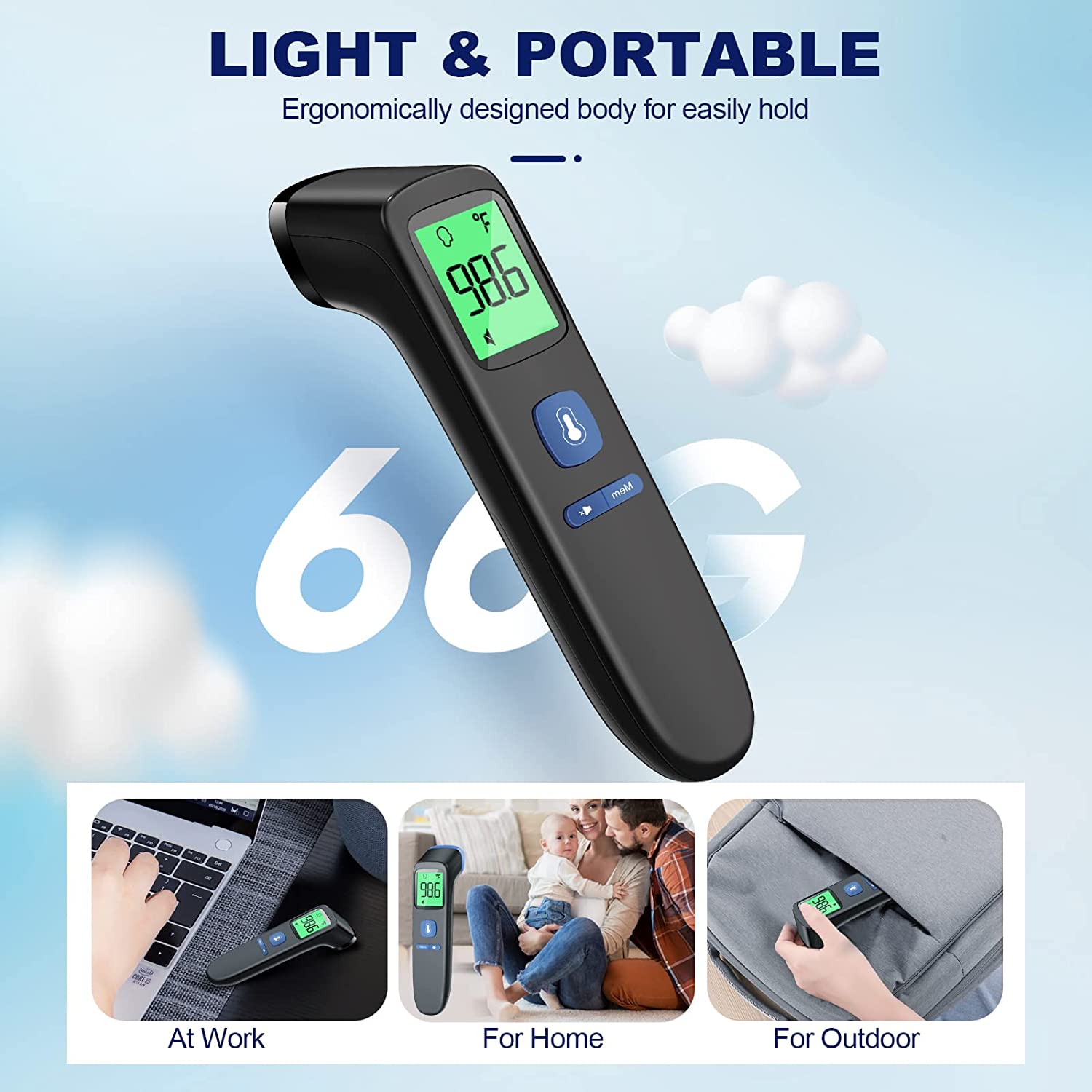 Forehead Digital Thermometer IR Non-Touch for Children, Baby & Parents ARTG TGA - MDMAustralian