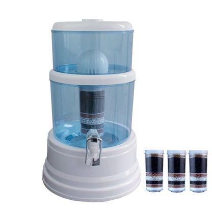 Aimex Water 16L Dispenser BenchTop Purifier Jug 8 Stage Water Filter + 3 Filters - MDMAustralian