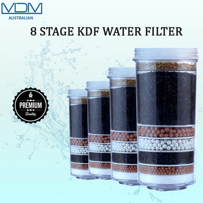 Aimex Water Filter 8 Stage Cartridge Activated Charcoal Ceramic Replacement Filter - MDMAustralian