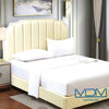 Tencel Ultra Soft Bedsheets Lyocell Breathable Single Bedset Luxury Snowy White - MDMAustralian