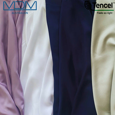 Lyocell Tencel Cooling Bedsheets Ultra Soft Breathable KING Size Flat Sheet Grey - MDMAustralian