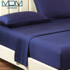 Tencel Ultra Soft Bed Sheets Lyocell Breathable Cooling Queen Bed Set Navy Blue - MDMAustralian